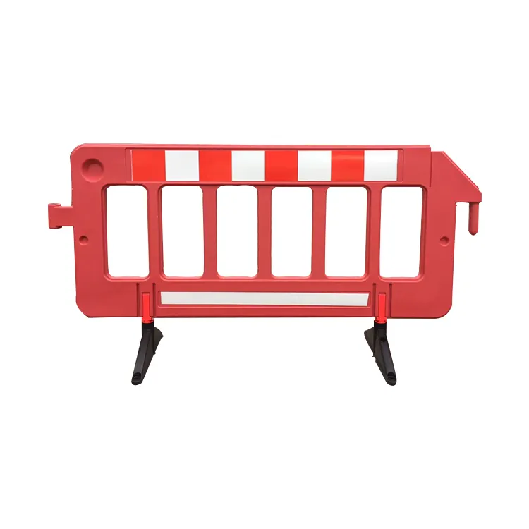 Removable Traffic Parking Barrier Guardrail / Removable Safety Plastic Fence / Plastic Road Barrier, Crowd Control Barrier