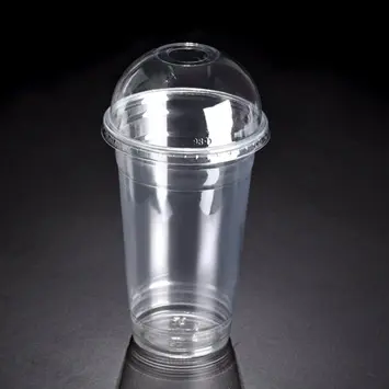 Di alta qualità monouso 24oz grande capacità di plastica bicchieri di succo di tazza trasparente