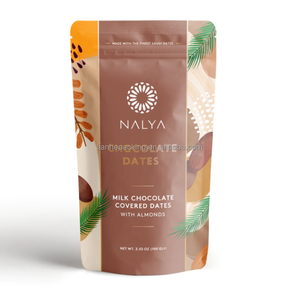 Doypackスタンドアップジッパーポーチ日付包装袋再ealableジッパーパッケージ食品日付卸売サプライヤーカスタマイズ