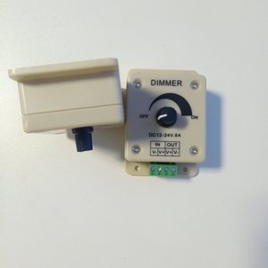 LED Dimmer One Channel PWM 12V 24V 8A interruttore manuale LED dimmer manuale controller led con CE RoHS - Product Image 4