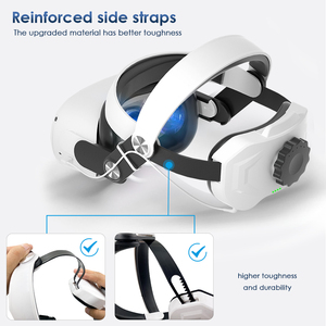 2024 New Design Comfortable Vr Headset Accessories for Oculus Vr Adjustable Charging Headset for Oculus <strong>Quest</strong> 2 Head Strap - Product Image 6