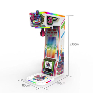 Giá bán buôn Arcade boxer đấm túi đá thể thao chơi Đường Phố đấm bốc đồng tiền hoạt động bán hàng tự động đấm trò chơi đấm bốc máy - Product Image 4