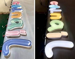 Letreiros LED Externos Direto da Fábrica, Letras em Gel 3D para Sinalização de Lojas, Letras de Parede para Logotipo de Negócios - Product Image 6
