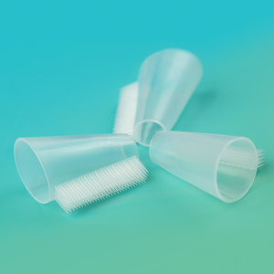 Bé Silicone ngón tay bàn chải đánh răng với thiết kế an toàn để sử dụng nhà - Product Image 2