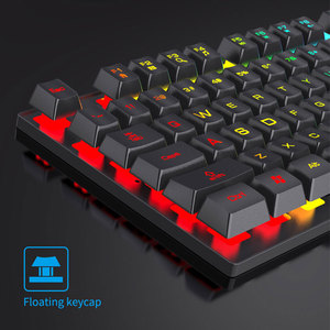 OEM 104键有线游戏键盘彩色混合光台式电脑键盘 - Product Image 3