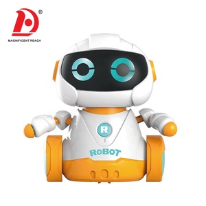 HUADA DIY hattı takipçisi Robot çocuk oyuncak robotlar teknoloji eğitim endüktif Robot oyuncak yörünge yürüyüş fonksiyonu ile Led ışık - Product Image 4