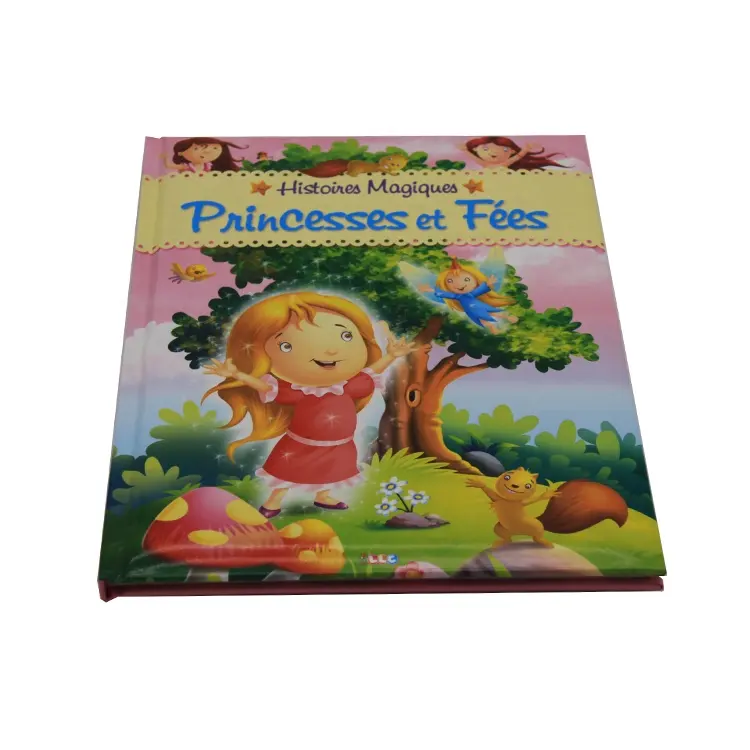 Livro infantil de impressão personalizada, livros rígidos para crianças com impressão excelente