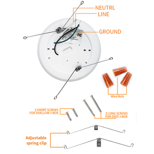 Flicker 5CCT kısılabilir ince yüzey titreşimsiz yüksek parlaklık alüminyum pürüzsüz Trim tasarım Led Disk ışığı - Product Image 3