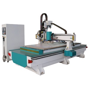UBO Factory 4*8ft 1530 2030 3Axis Automatic Loading <strong>and</strong> Unloading Panel Woodworking Cabinet Atc 12 Tools <strong>Cnc</strong> <strong>Router</strong> Machine - Product Image 5