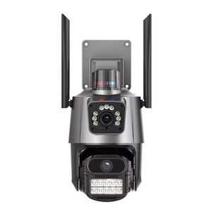 Cámara IP inteligente 4K PTZ WiFi con vista panorámica de 360 grados y Audio bidireccional para monitoreo de seguridad en el hogar