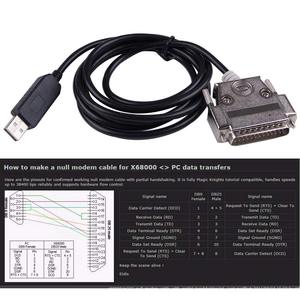 USB zu DB25 RS232 serialer Adapter Konverterkabel Nullmodem für Sharp X68K X68000 PC Kommunikations-Programmierkabel - Product Image 5