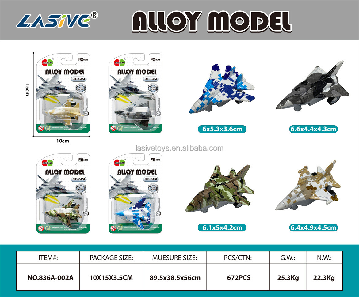 LMS-836A-002A Graffiti Pullback Alloy Fighter Jet