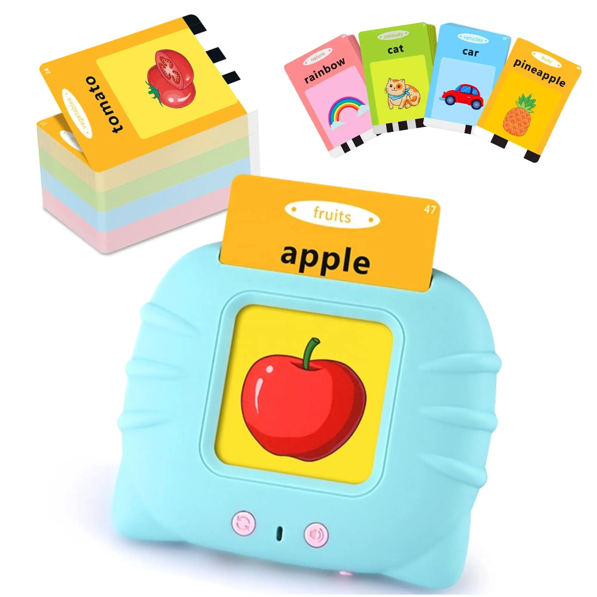 Schede Flash parlanti, 224 Sight Words Pocket Speech Therapy giocattoli sensoriali per l'autismo, giocattoli per l'apprendimento educativi in età prescolare