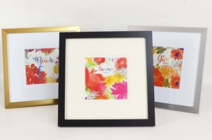 11x11&quot; Size with 6x6&quot; Mat, Gold Silver Picture <strong>Frame</strong>, WPC Photo <strong>Frame</strong> - Product Image 6