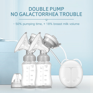 Massage Điện Đôi Không Đau Mạnh Mẽ Hút Mẹ Cho Con Bú Máy Hút Sữa Câm - Product Image 2