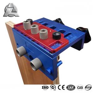 ZJD-BT038K1งานไม้เครื่องมือLocatorเครื่องมือ3 Un 1เจาะรูท่องเที่ยวDowelling Jig Kitสำหรับเฟอร์นิเจอร์Fastเชื่อมต่อ3 In 1
