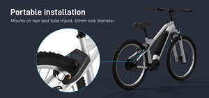 Escanee la aplicación de código QR para desbloquear automáticamente a prueba de agua IP66 Ble Bluetooths Antirrobo Smart Sharing Candado para bicicleta - Product Image 3