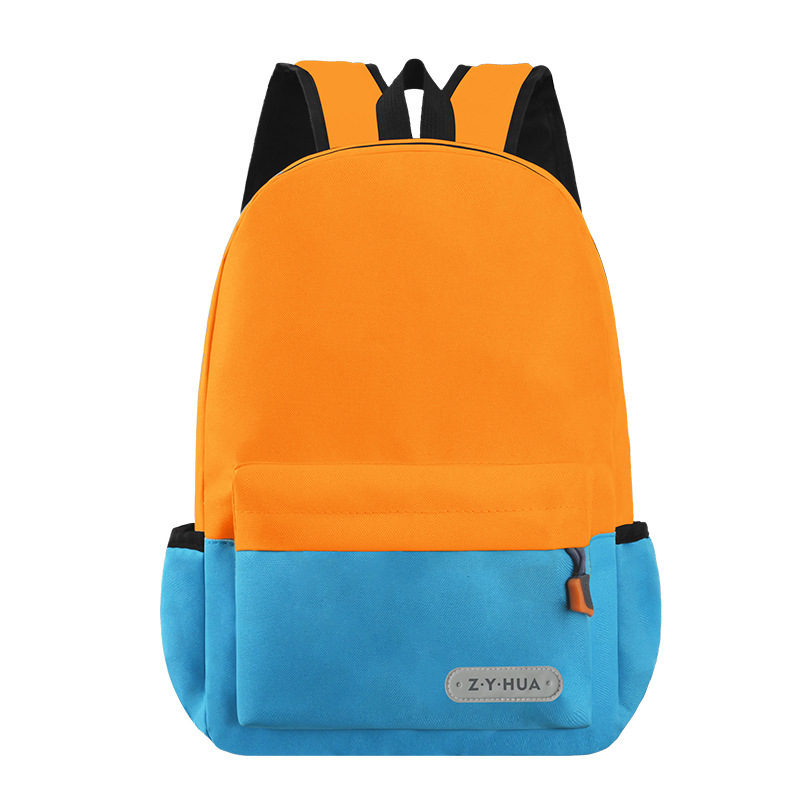 Orange and blue