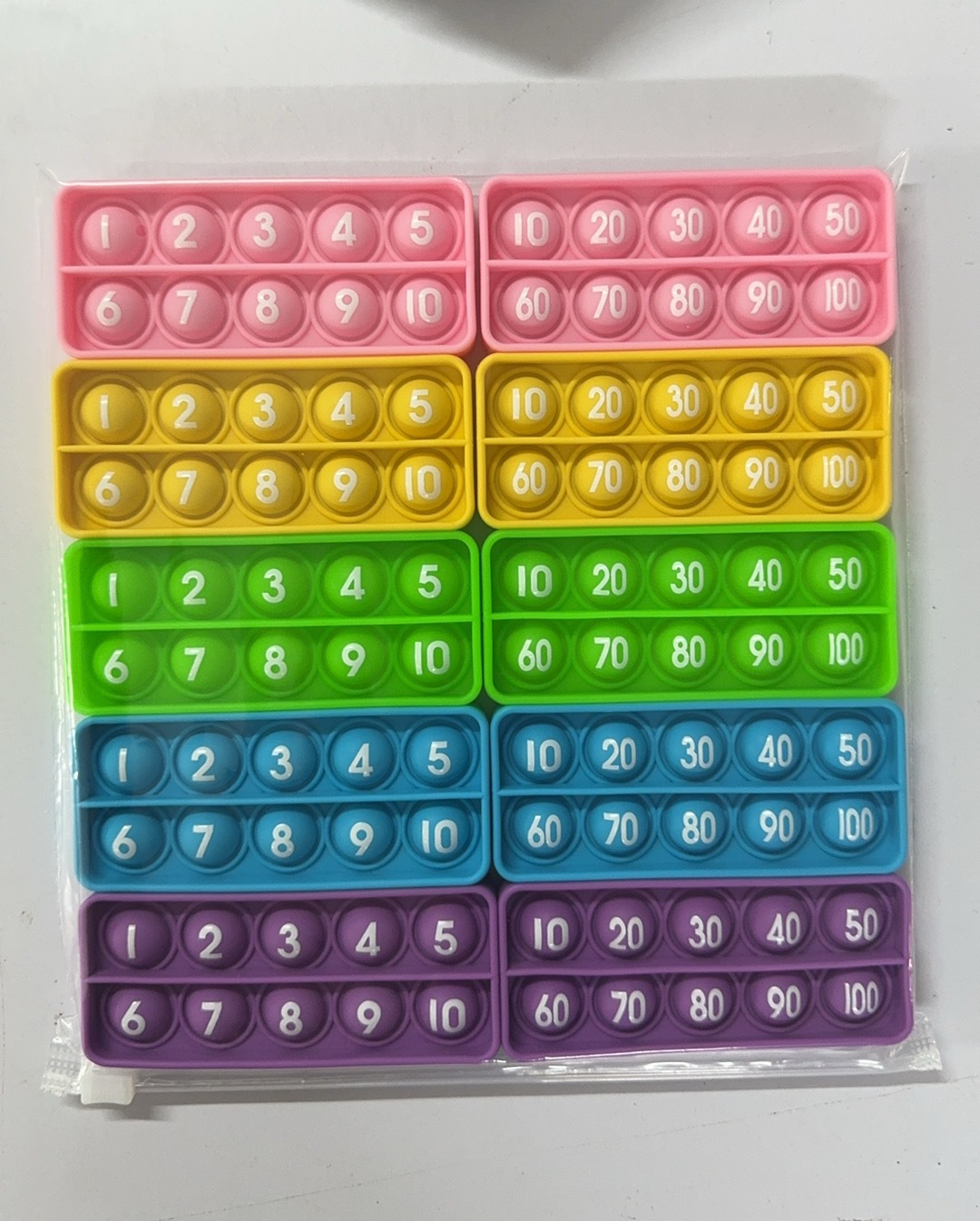10 burbujas por juego
