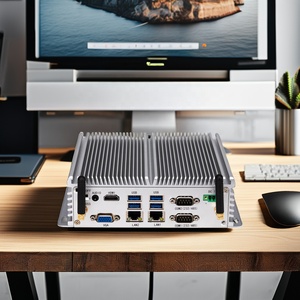 Industrieller eingebetteter PC mit 9-36V breitem Spannungs bereich Lüfter lose Mini-Box x86 Intel I3 I5 I7 8565U 5005U Windows 11 Linux OS - Product Image 2