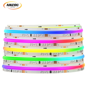 Yüksek performanslı yeni esnek RGBic COB LED şerit, 576LEDs/m, 10mm, 5 Roll, 12V, Dotless RGB Cob Led şerit - Product Image 1