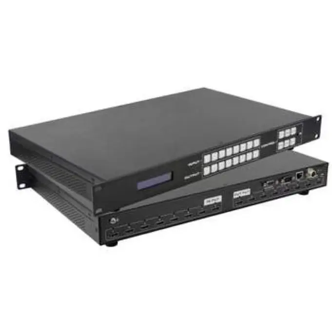 Offre Spéciale prend en charge À Distance boutons avant RS232 CONTRÔLE LAN fixe 4K @ 30hz 8x8 HDMI Commutateur MATRICIEL