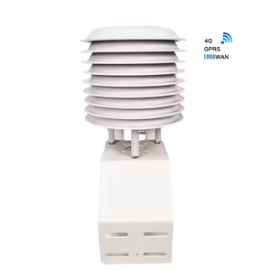 4-20mA RS485 Sonda de sensor de humedad de temperatura del aire ambiente exterior con radiación solar Shiled para estación meteorológica