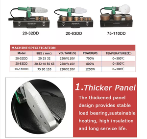 High Quality Hot Melt <strong>Socket</strong> <strong>Fusion</strong> PPR <strong>PE</strong> Pipe Welding <strong>Machine</strong> Manufacturer Direct Sales Plastic Pipe Welder