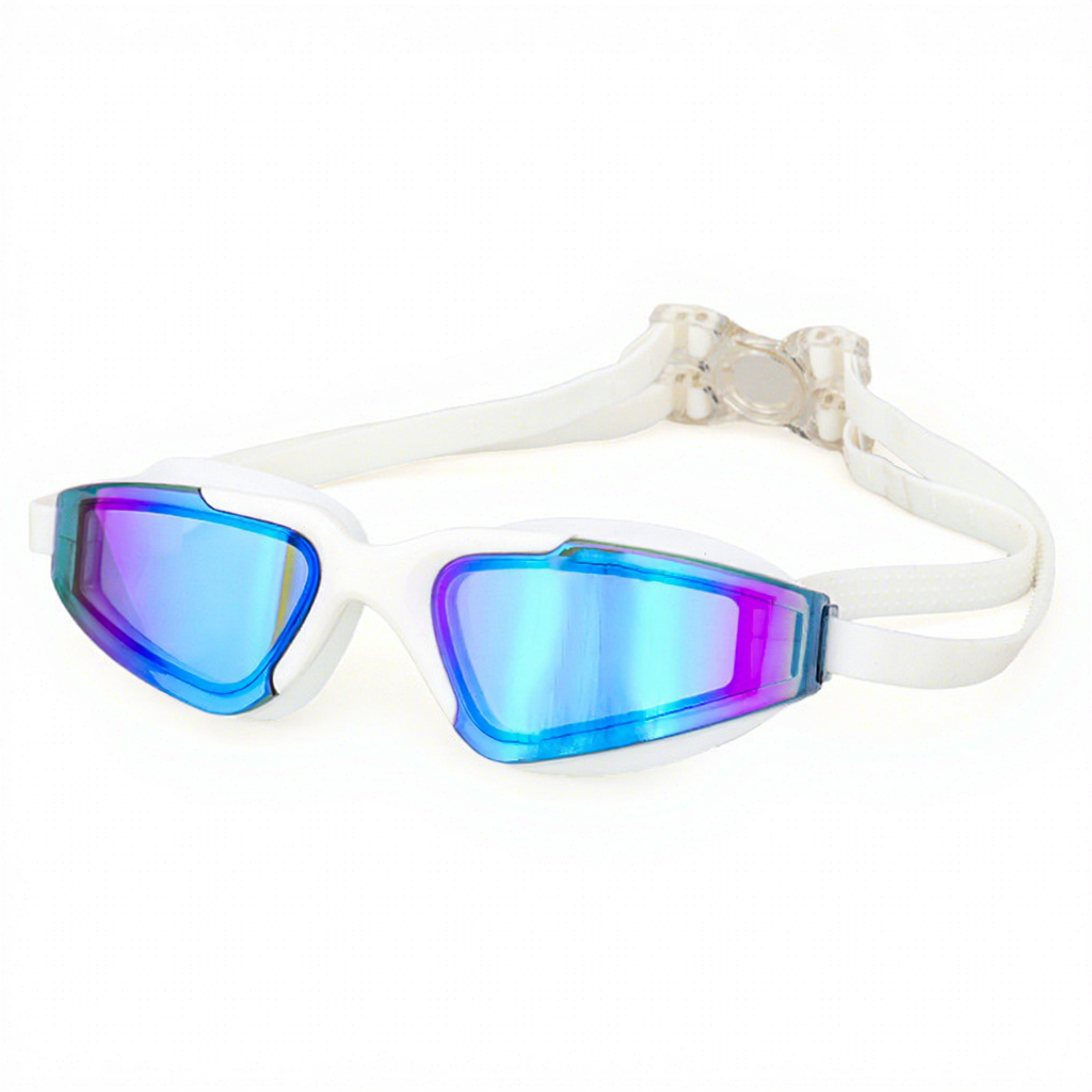 Blanc avec placage bleu - Emballage premium