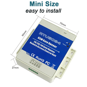 Interruptor de acceso para abrir puertas, controlador de entrada analógica GSM RTU5034 con Control remoto - Product Image 5