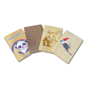 Programlanabilir bambu ahşap kartları RFID orijinal çip MIFARE Ultralight C ahşap otel anahtar kartı - Product Image 5