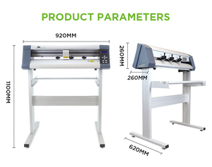 Macchina da taglio per taglio Plotter in vinile PVC da 600mm estrema con funzione di contorno automatico - Product Image 3