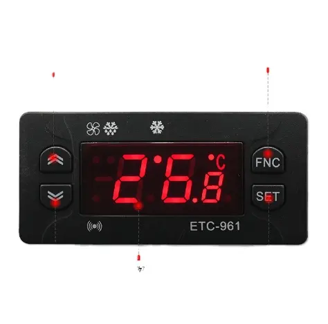 NTC PTC sensörü ile fabrika fiyat mikrobilgisayar ETC-961 soğuk depolama soğutma dijital ekran ev sıcaklık kontrolü