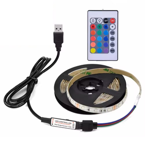 Joystar özelleştirilebilir şerit işık akıllı TV arkaplan ışığı LED RGB 3m 5M uzaktan kumanda ile özelleştirilmiş inç SMD 5050 şerit işıklar - Product Image 1