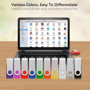 OEM nhà máy USB ổ đĩa flash Kim Loại Xoay USB Stick 3.0 pendisk đầy màu sắc 8GB 16GB 64GB USB Flash Drive 32GB - Product Image 6