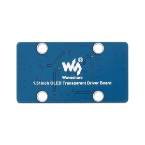 OLED trasparente da 1.51 pollici, risoluzione 128*64, interfacce SPI/I2C, display a colori azzurro - Product Image 4