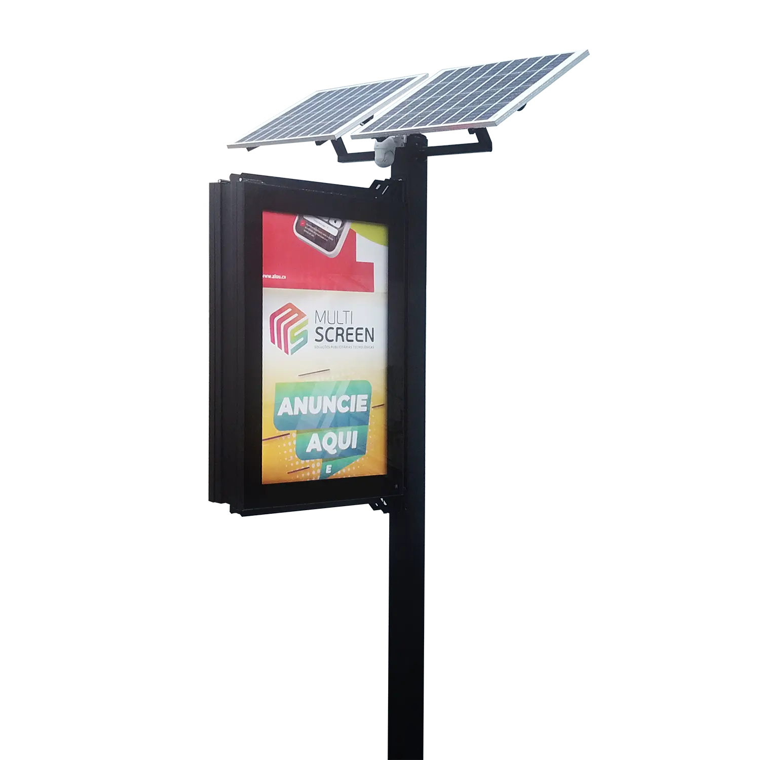 Nuovo telaio in alluminio custodia luce solare scatola led retroilluminato publicidad scolling cartellone elettronico