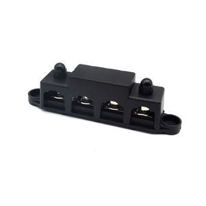 DC Bus Bars Power Distribution Bar 250A 12V 4 Way <strong>Busbar</strong> With Cover for Auto Car Marine Boat - Product Image 6