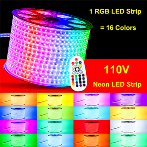 AC110V 220V Led Strip Light IP67กันน้ำสี RGB เปลี่ยนแถบ Led - Product Image 4