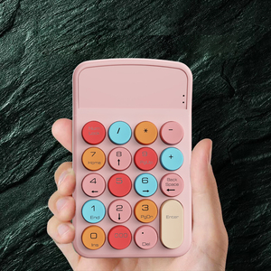 Mini 2.4G Wireless <strong>Numeric</strong> <strong>Keyboard</strong> Green <strong>Numeric</strong> <strong>Keyboard</strong> External Circular <strong>Keyboard</strong> for Financial Accounting