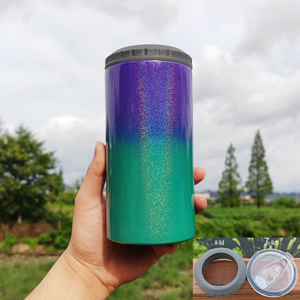 Ombre pailletée et couvercle B2