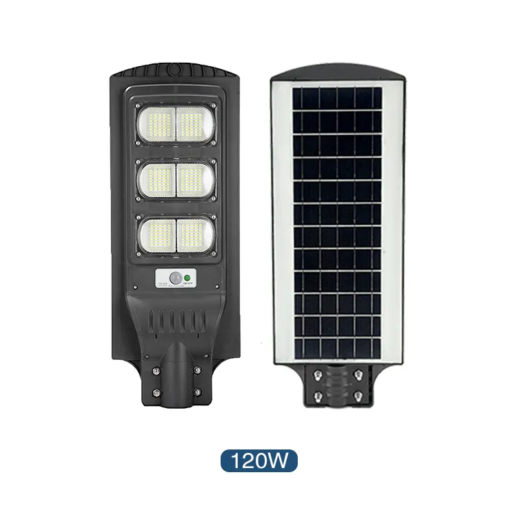 De China, venta al por mayor de luz de calle al aire libre IP65 impermeable Luz de calle precio 80W todo-en-uno de calle solar llevada luz