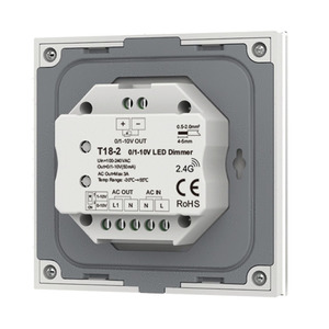 1-10V Glass Panel Dimmer AC <strong>Relay</strong> 1 Channel <strong>Output</strong> <strong>Wireless</strong> Remote <strong>Controller</strong> Led Wall Mounted Lighting - Product Image 3