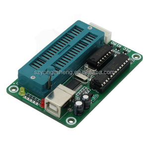 Stock PIC K150 Microcontrolador USB Programador automático con cable ICSP Tipo de placa de pruebas