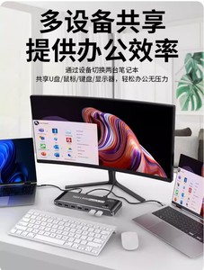 Type-c <strong>Kvm</strong> <strong>Switch</strong> USB3.<strong>1</strong> with HDMI DP RJ45 PD 100W for Macbook <strong>2</strong> Computers Share <strong>1</strong> Set Mouse Keyboard Monitor Usb c <strong>Kvm</strong> <strong>Switch</strong>
