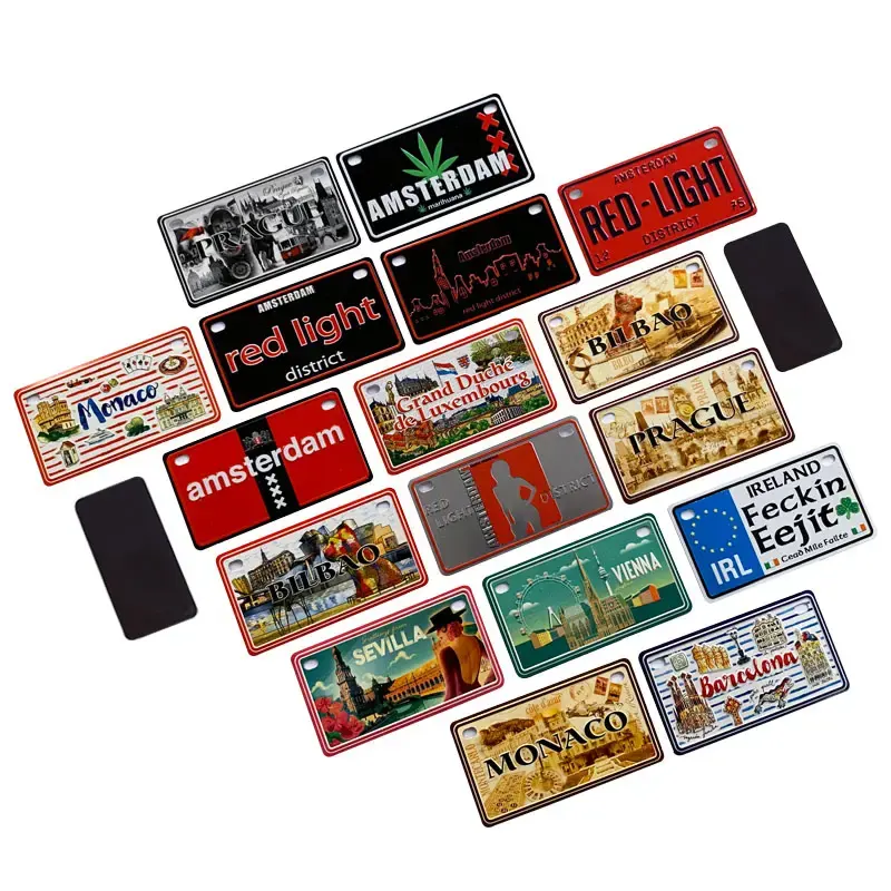 Custom Metal Fridge Magnets Refrigerator Magnet Soft Rubber Fridge Magnet For Souvenir