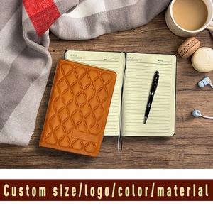 Cuaderno de cuero PU A5 personalizado, cuaderno de negocios hecho a mano, Agenda 2022, diario de impresión, diario personalizado para regalo - Product Image 3