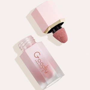 Goodly Cosmetics Customization Pretty Flush終日滞在ピンクチークハイドレイティングナチュラルおよびオーガニックメイクアップリキッドブラッシュ