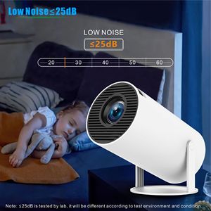 H96 Max HY300 Pro 4k Video Mini projektör ev LED taşınabilir Video Google App Full HD akıllı Android 11 projektör - Product Image 4