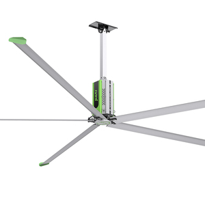 Julai 5 lưỡi 24ft tiếng ồn thấp Đức động cơ lớn hvls Quạt trần công nghiệp cho hội thảo phòng tập thể dục nhà máy giá bán buôn - Product Image 4